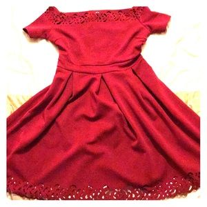 Off the shoulder dress